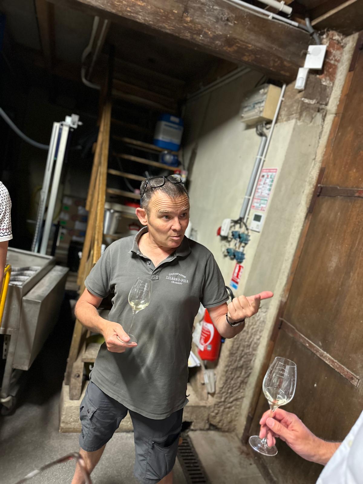 Lilbert Fils vinkällarens provning